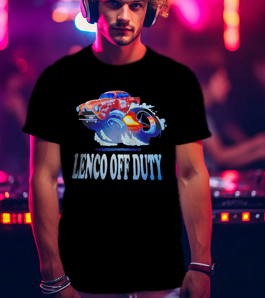 Lenco Off Duty 327 Chevy Racing Hot Rod Ford 1950 T-Shirt
