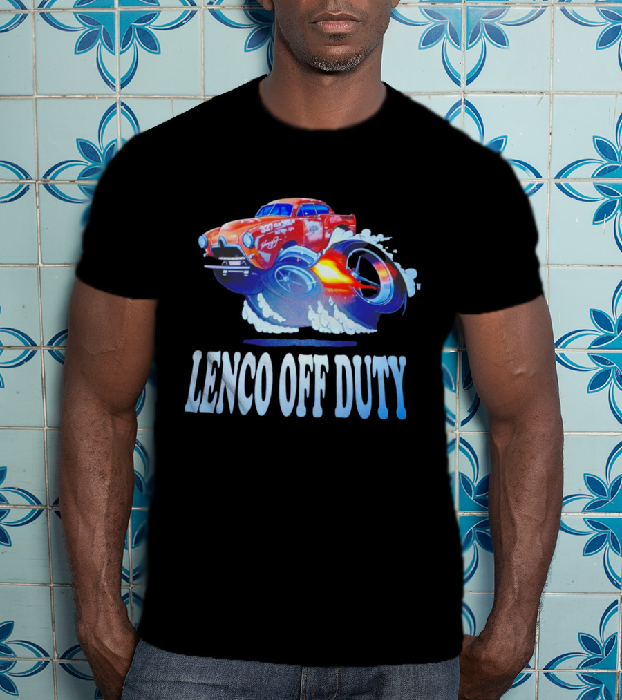 Lenco Off Duty 327 Chevy Racing Hot Rod Ford 1950 T-Shirt