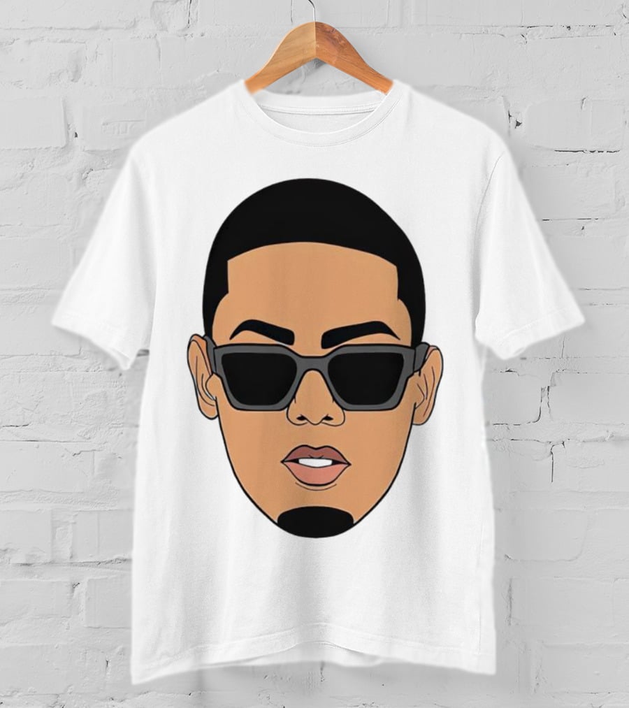 Myke Towers Sunglasses Facial T-Shirt