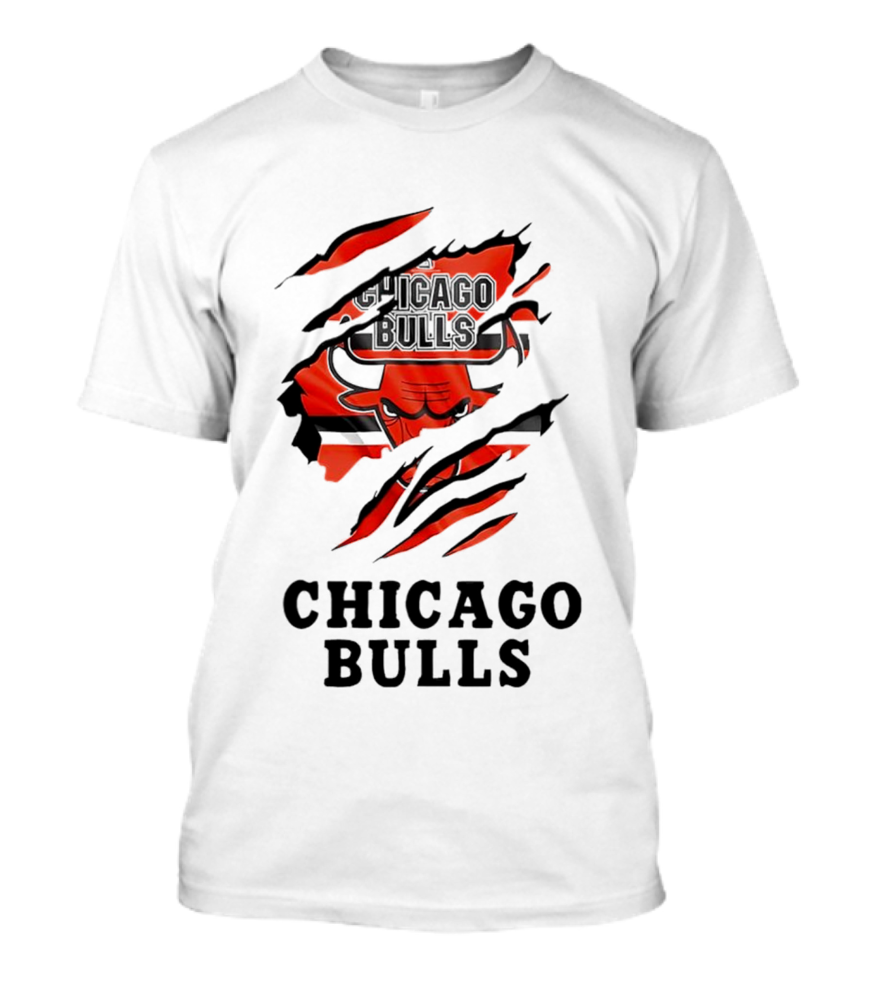 Chicago Bulls Torn Reveal Inside Me T-Shirt
