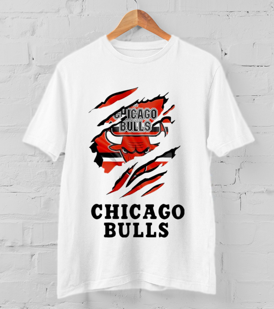Chicago Bulls Torn Reveal Inside Me T-Shirt