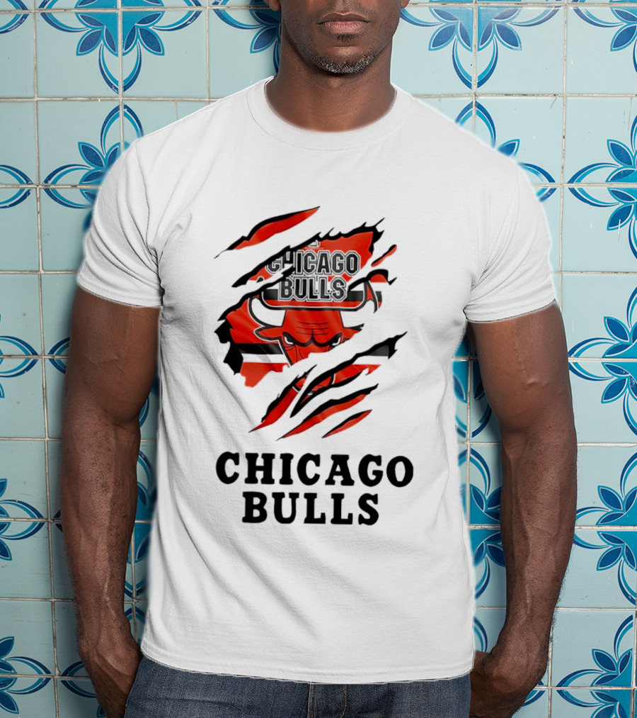 Chicago Bulls Torn Reveal Inside Me T-Shirt