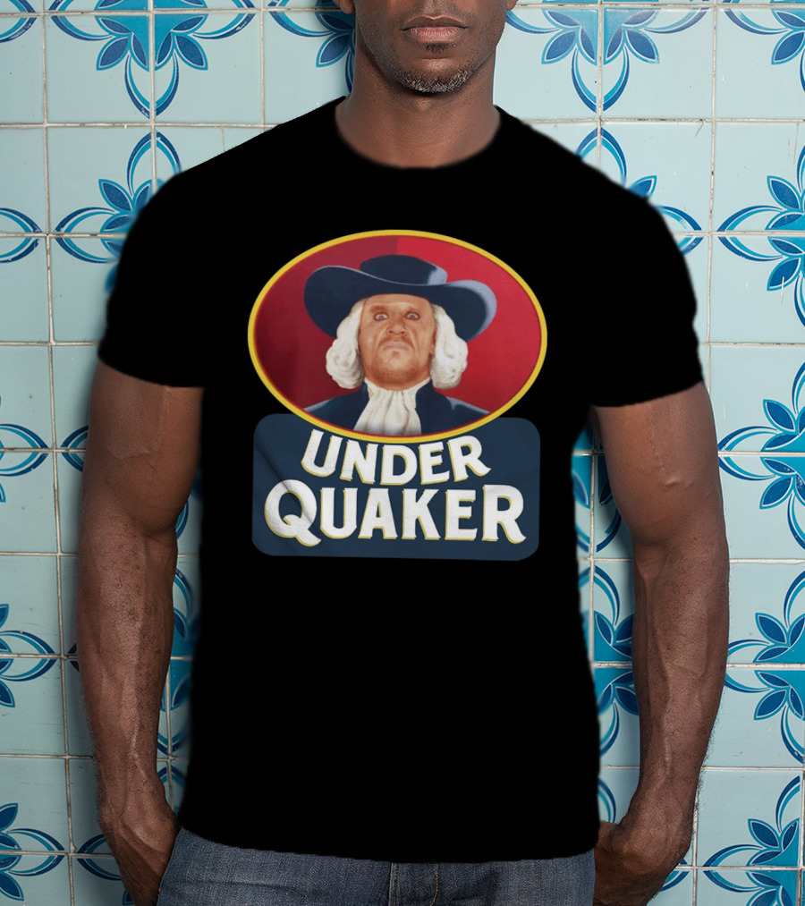 Quaker Oats Logo Parody Under Quaker T-Shirt