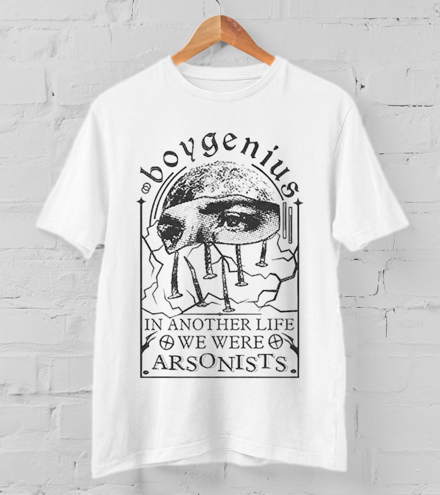 Boygenius In Another Life We Were Arsonists Artistic Face And Nails T-Shirt
