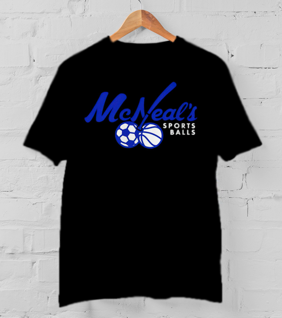 McNeal’s Sports Balls Soccer Basketball T-Shirt