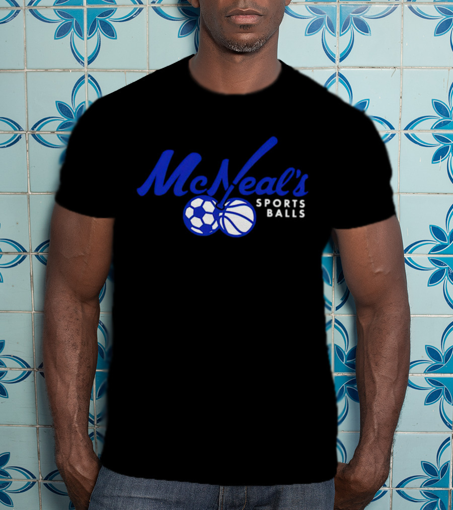 McNeal’s Sports Balls Soccer Basketball T-Shirt
