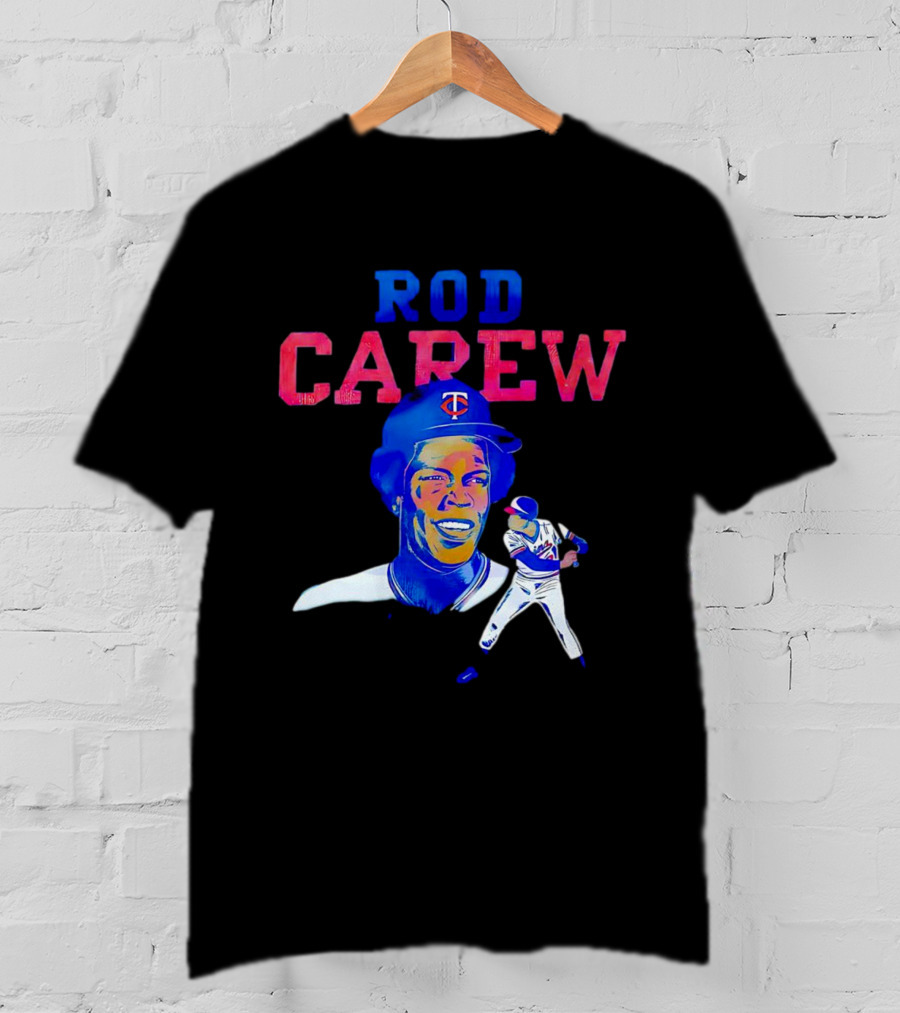 Rod Carew Twins Baseball Player T-Shirt
