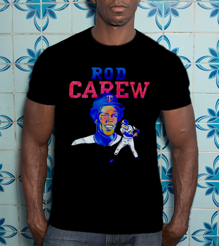 Rod Carew Twins Baseball Player T-Shirt