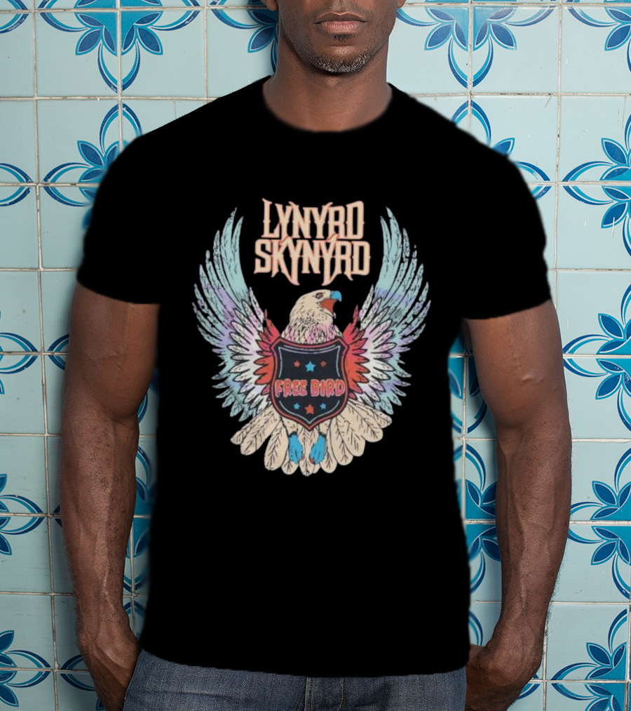 Lynyrd Skynyrd Free Bird Classic Rock Eagle Wings Vintage T-Shirt