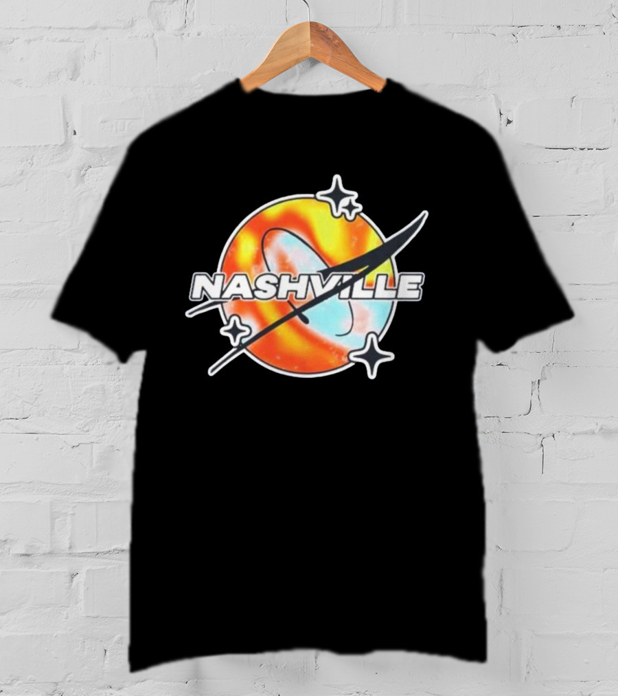 Nashville Melty Space Planet T-Shirt