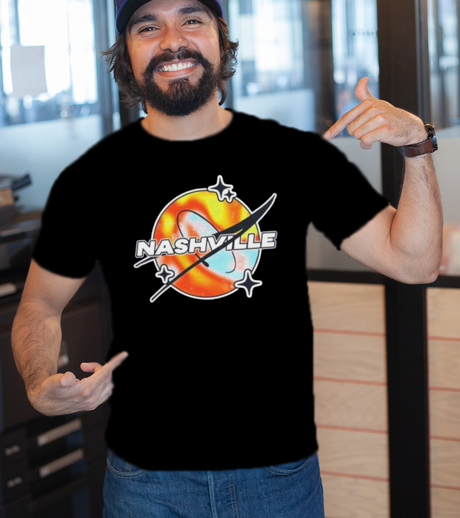 Nashville Melty Space Planet T-Shirt