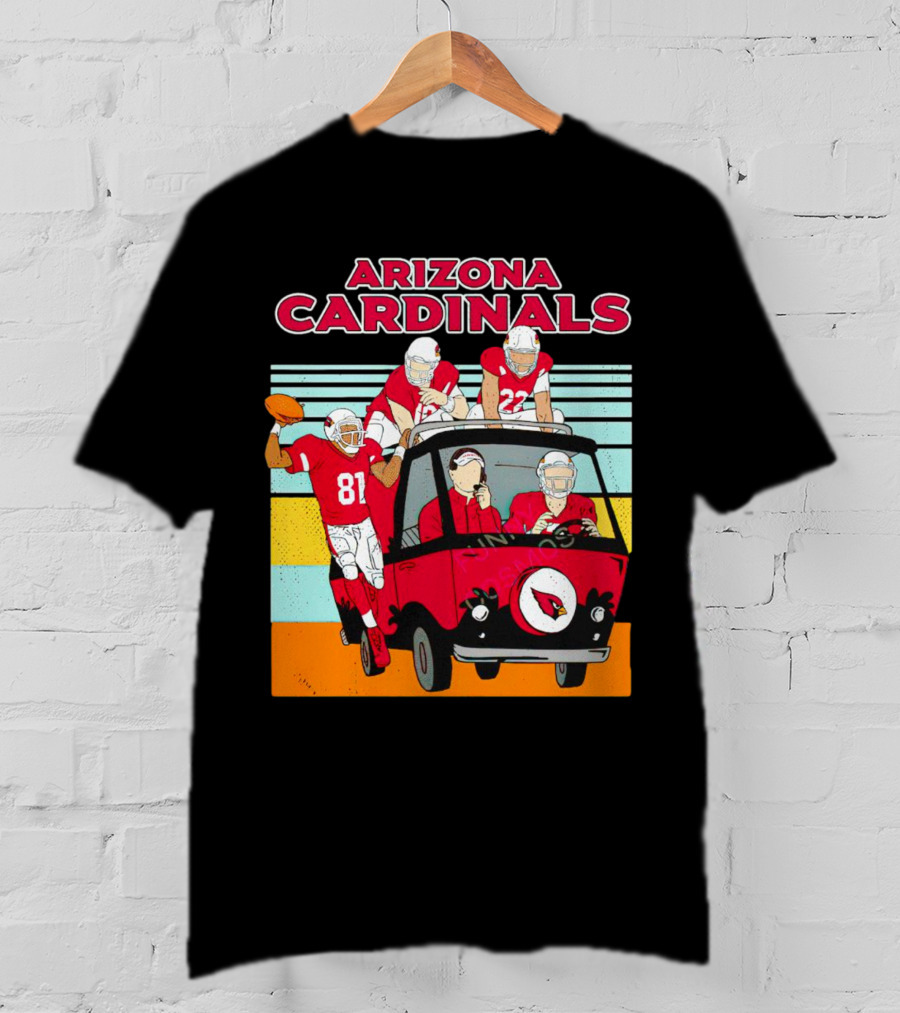 Arizona Cardinals Vintage Football Friends T-Shirt