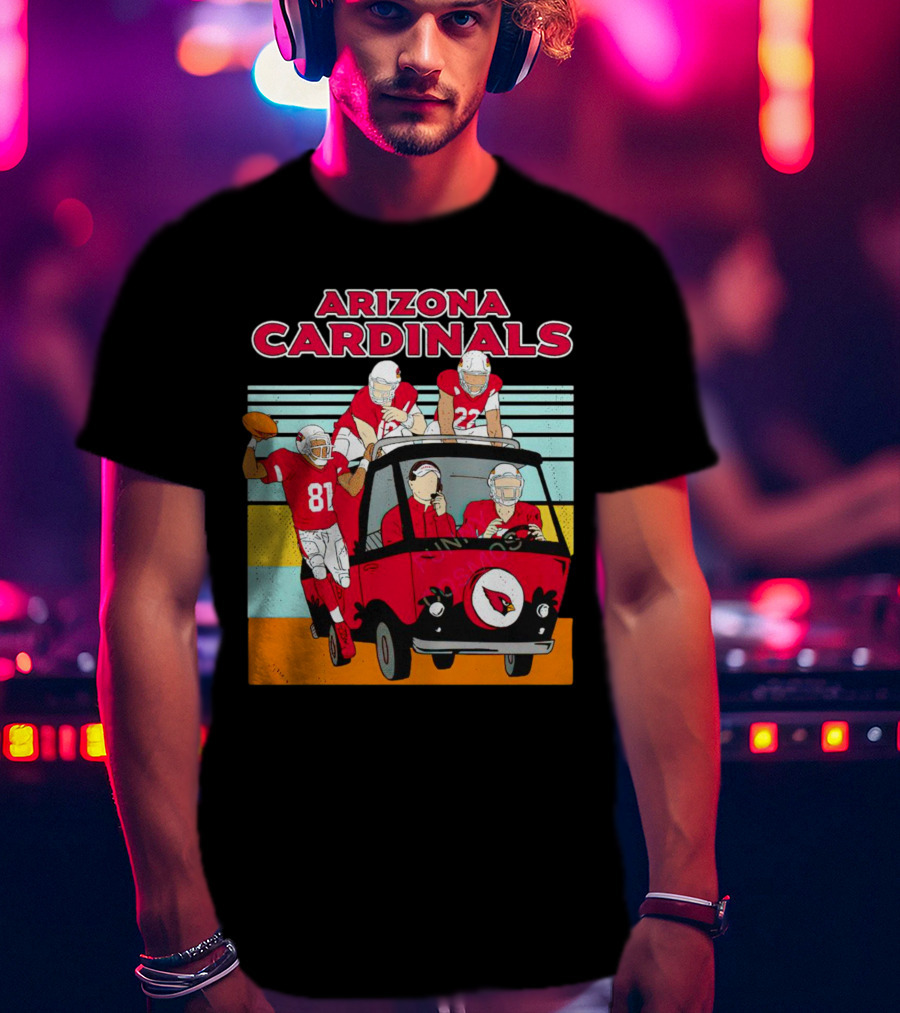Arizona Cardinals Vintage Football Friends T-Shirt