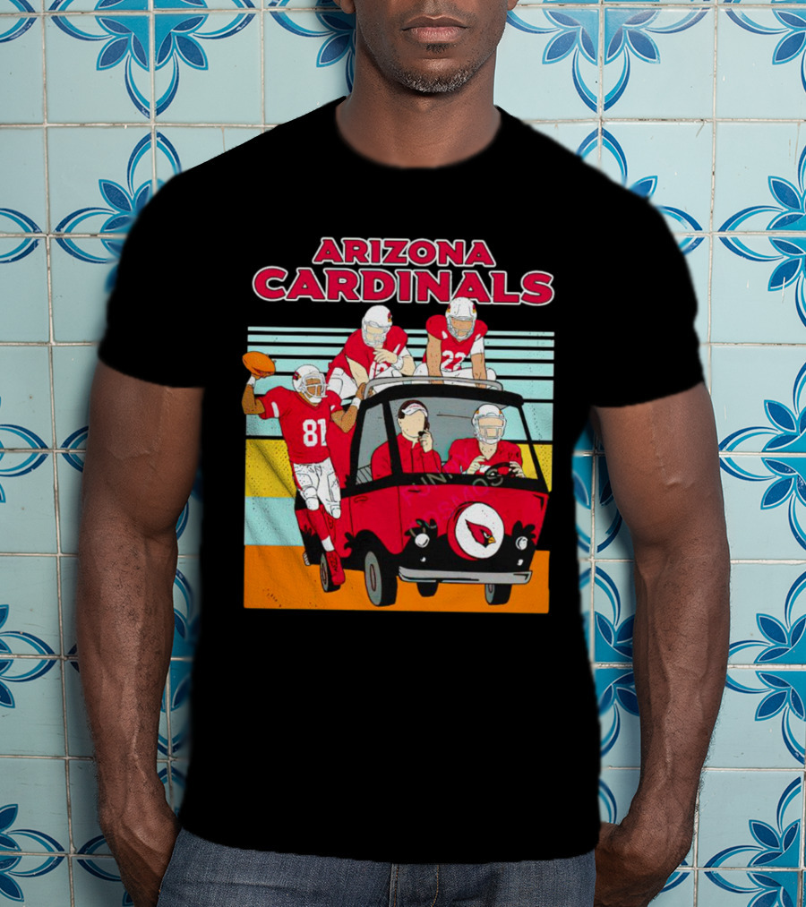 Arizona Cardinals Vintage Football Friends T-Shirt