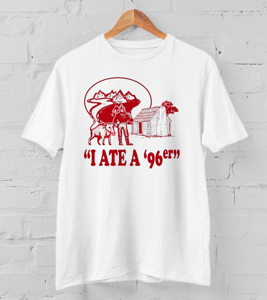 I Ate A 96er John Candy Great Outdoors Cabin Bear Mountains T-Shirt
