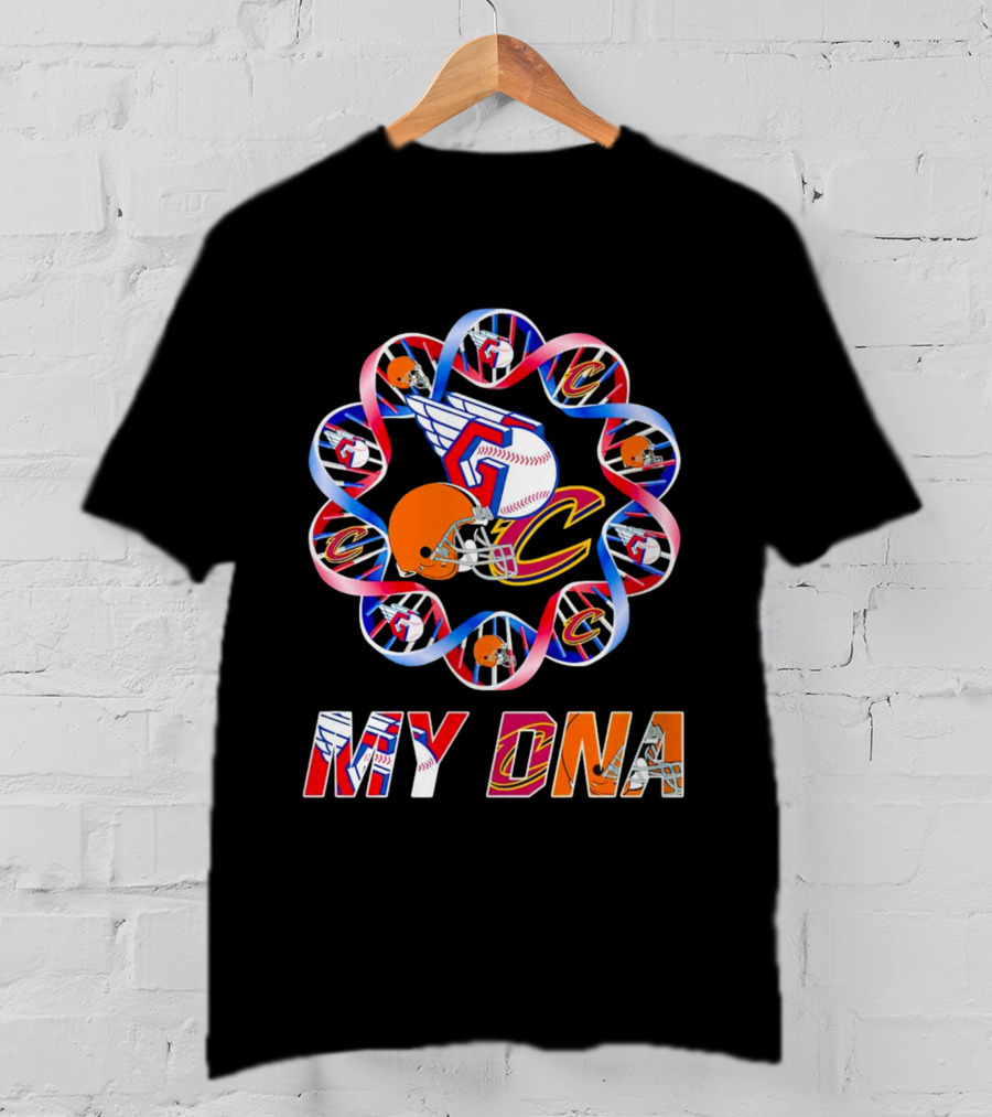 My DNA Cleveland Browns Cavaliers Guardians T-Shirt