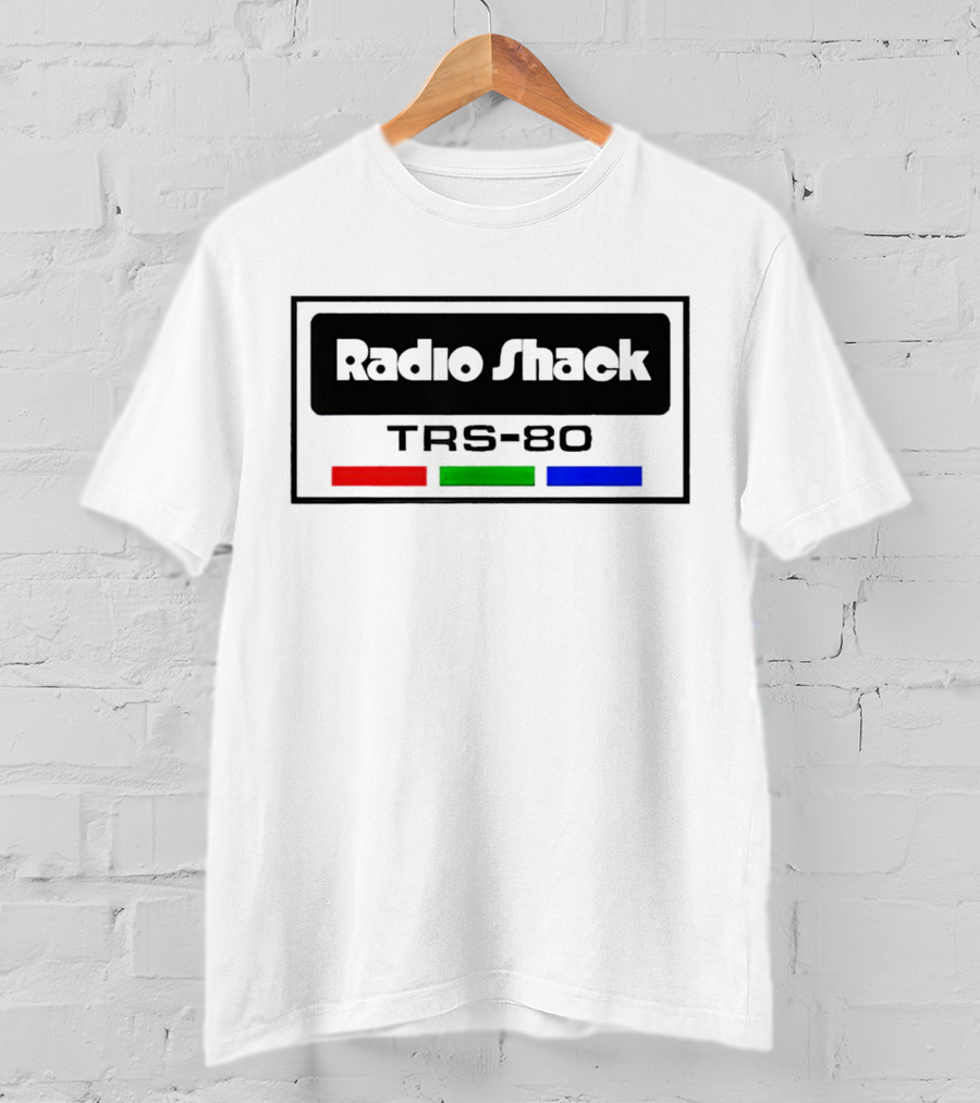 Radio Shack TRS-80 Retro Color Bar T-Shirt