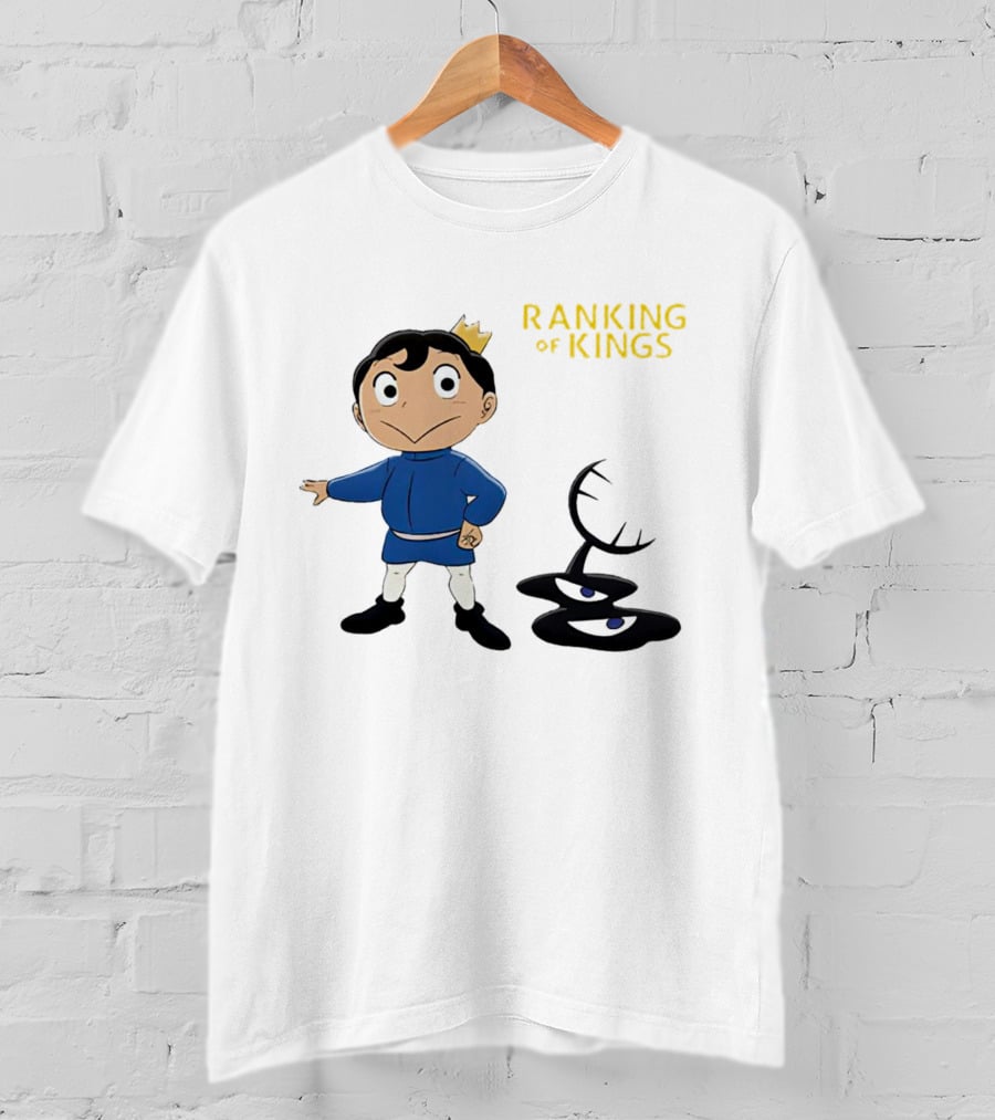 Ranking Of Kings Anime Character With Crown And Shadow Figure T-Shirt