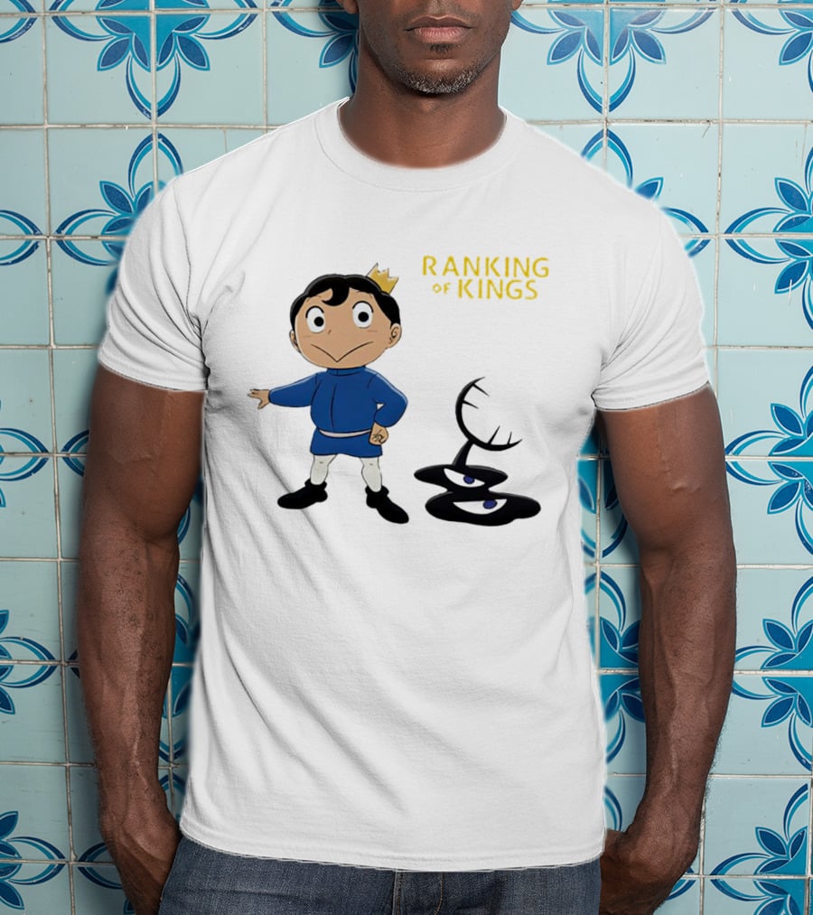 Ranking Of Kings Anime Character With Crown And Shadow Figure T-Shirt