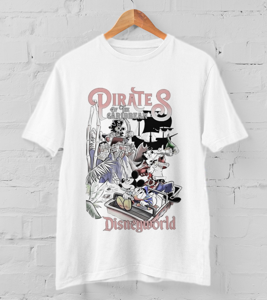 Pirates Of The Caribbean Mickey Disneyland Adventure T-Shirt