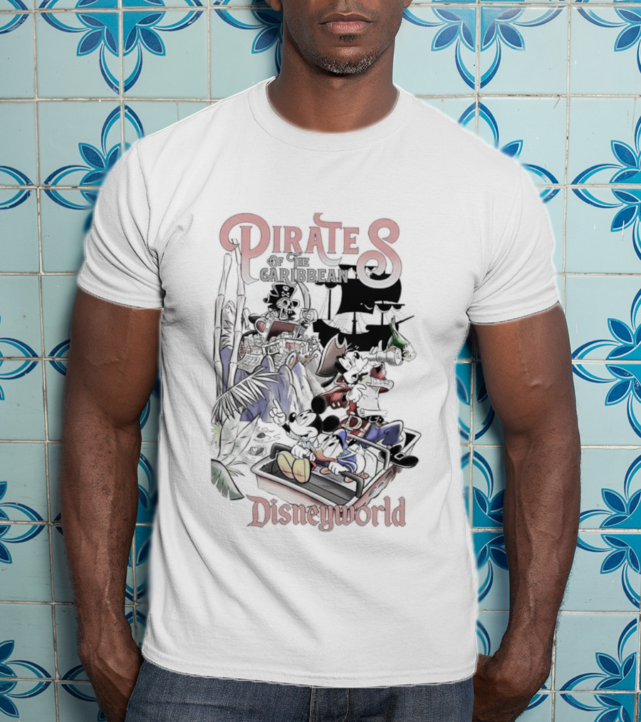 Pirates Of The Caribbean Mickey Disneyland Adventure T-Shirt