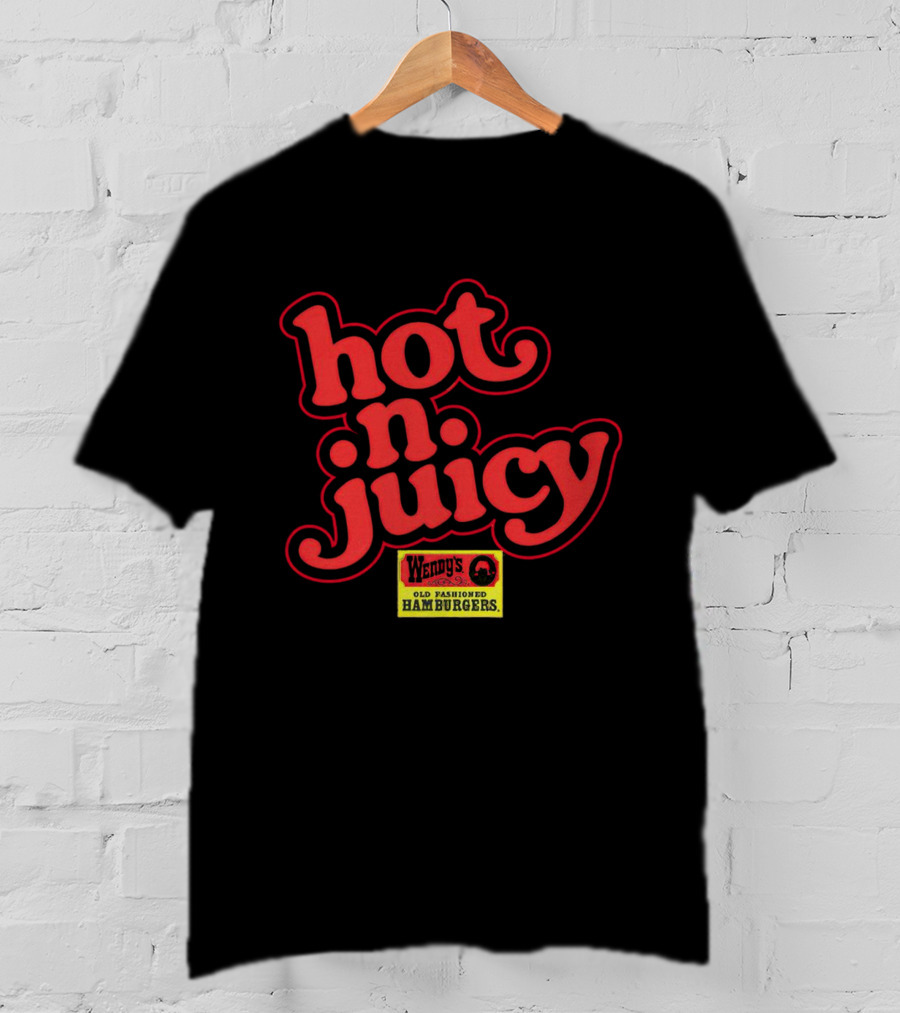 Wendy's Hot N Juicy Old Fashioned Hamburgers T-Shirt