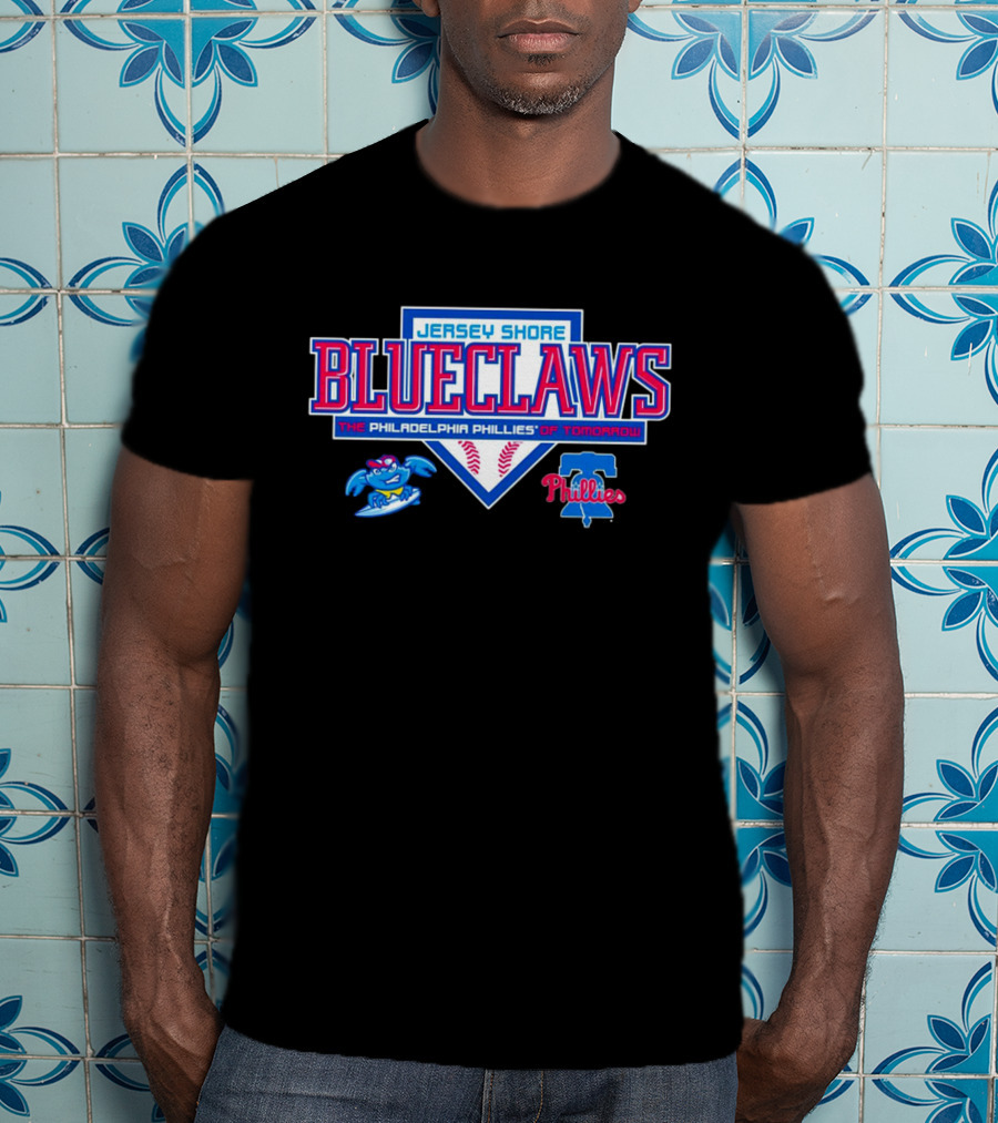 Jersey Shore BlueClaws The Philadelphia Phillies Of Tomorrow Minor League Baseball Team T-Shirt