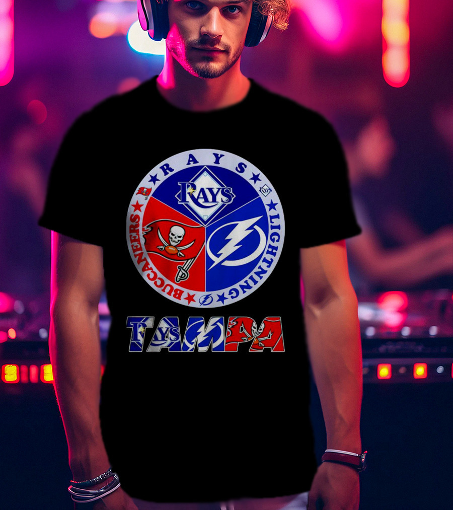 Tampa Bay Buccaneers Rays Lightning Tampa T-Shirt