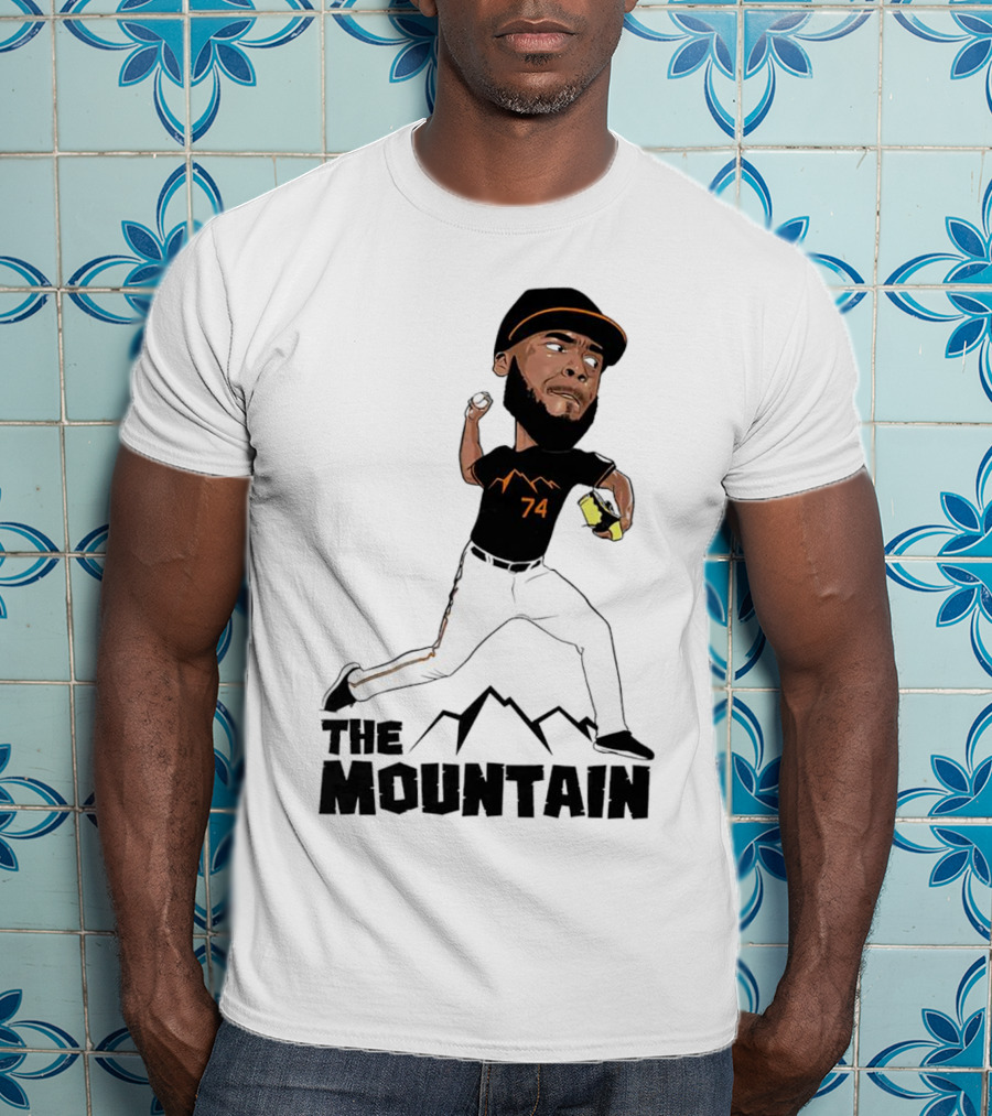 The Mountain Félix Bautista 74 Baltimore Orioles Pitcher T-Shirt