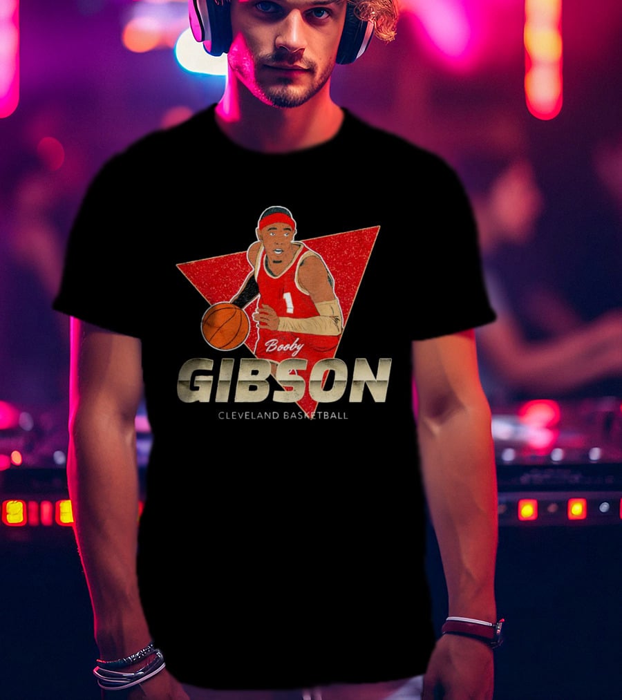 Booby Gibson Cleveland Basketball Player Number 1 T-Shirt