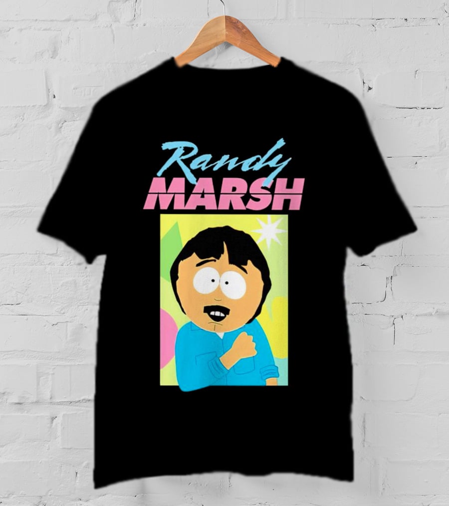 Randy Marsh Cartoon Character Colorful T-Shirt