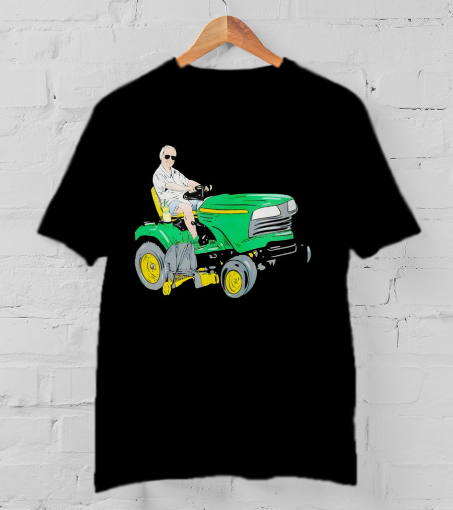 George Jones No Show Jones Riding Green Tractor T-Shirt