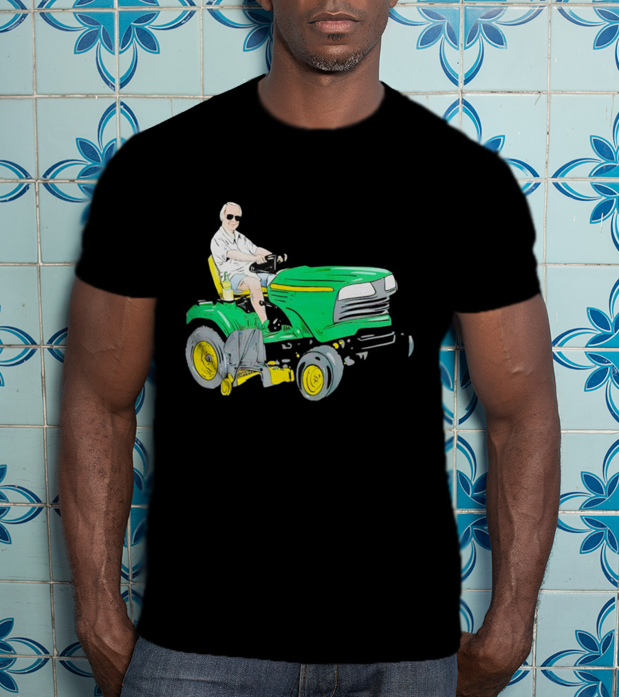 George Jones No Show Jones Riding Green Tractor T-Shirt