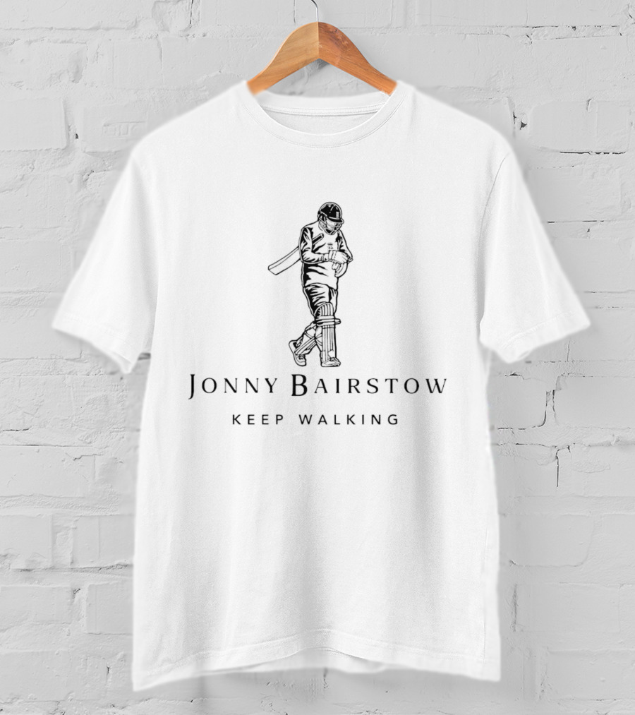 Jonny Bairstow Keep Walking Cricket T-Shirt