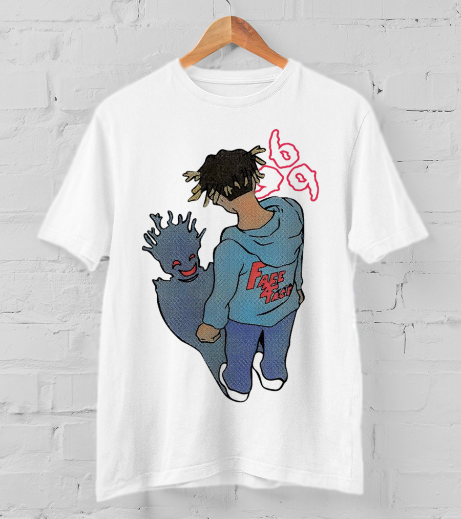 Juice WRLD Reflection Face 999 Hoodie And Shadow T-Shirt