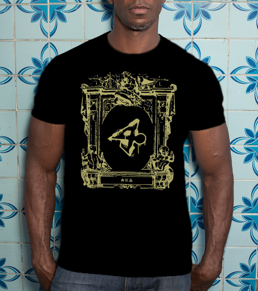 Ranboo Generation Loss 01100110 Vintage Frame With Dripping Triangle T-Shirt