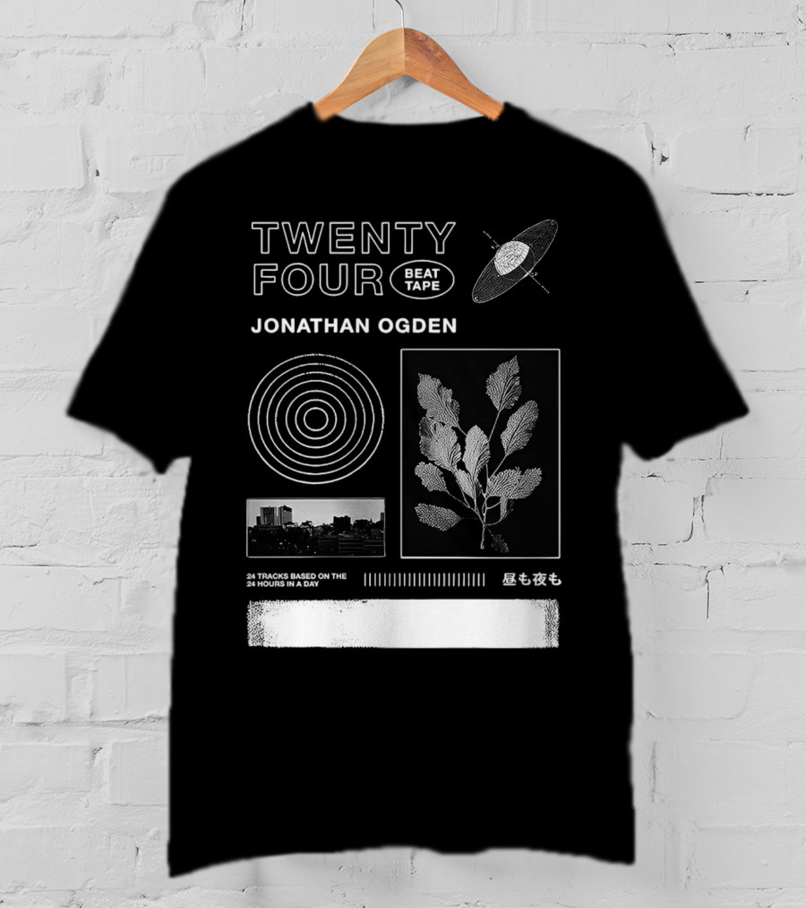 Twenty Four Beat Tape Jonathan Ogden 24 Tracks Based On The 24 Hours In A Day T-Shirt