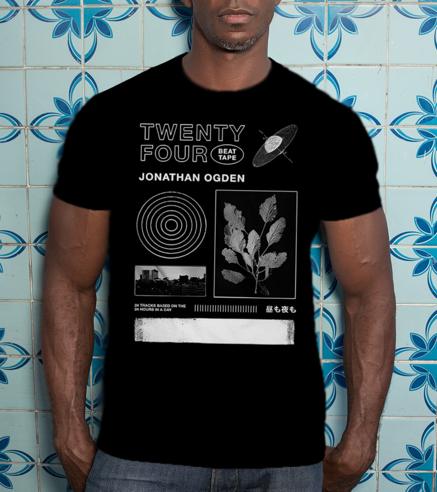 Twenty Four Beat Tape Jonathan Ogden 24 Tracks Based On The 24 Hours In A Day T-Shirt