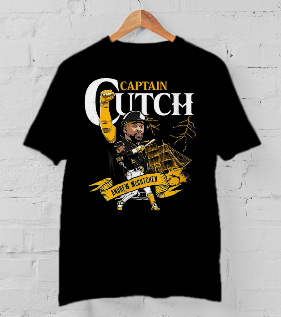 Andrew McCutchen Captain Cutch Pittsburgh Pirates Baseball T-Shirt