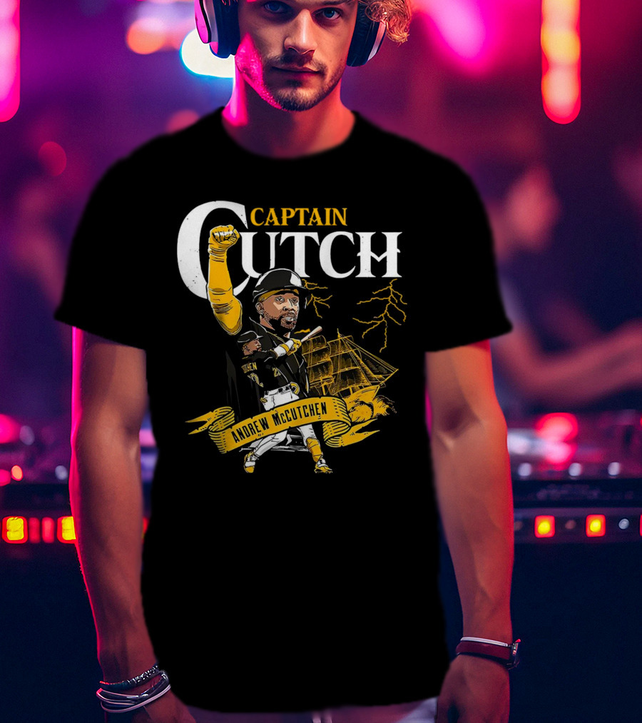 Andrew McCutchen Captain Cutch Pittsburgh Pirates Baseball T-Shirt