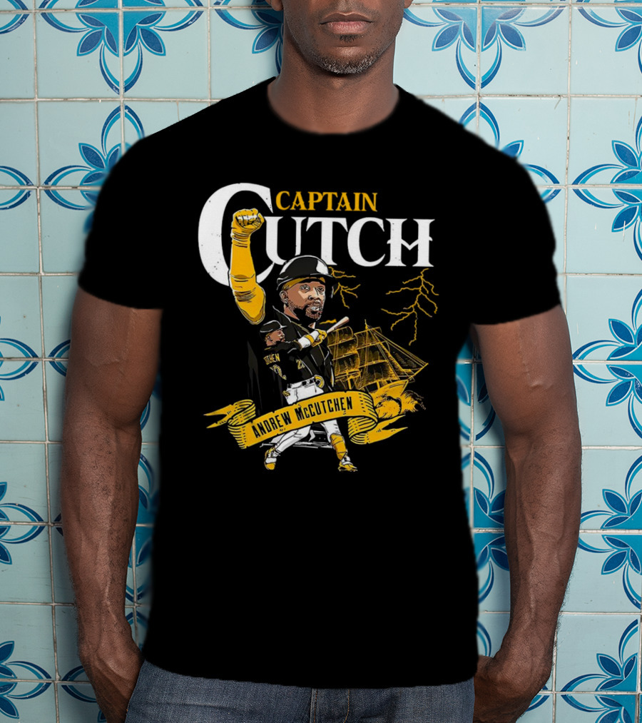 Andrew McCutchen Captain Cutch Pittsburgh Pirates Baseball T-Shirt