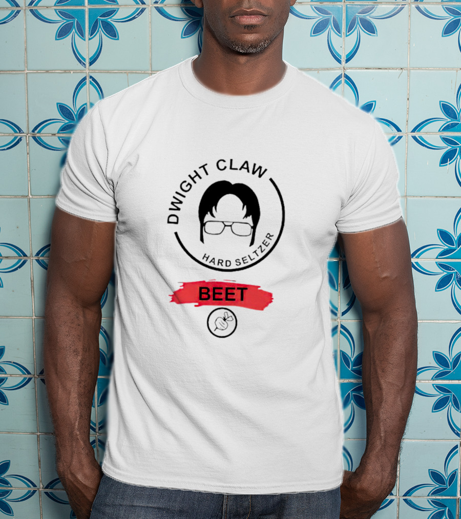Dwight Claw Hard Seltzer Beet Glasses T-Shirt