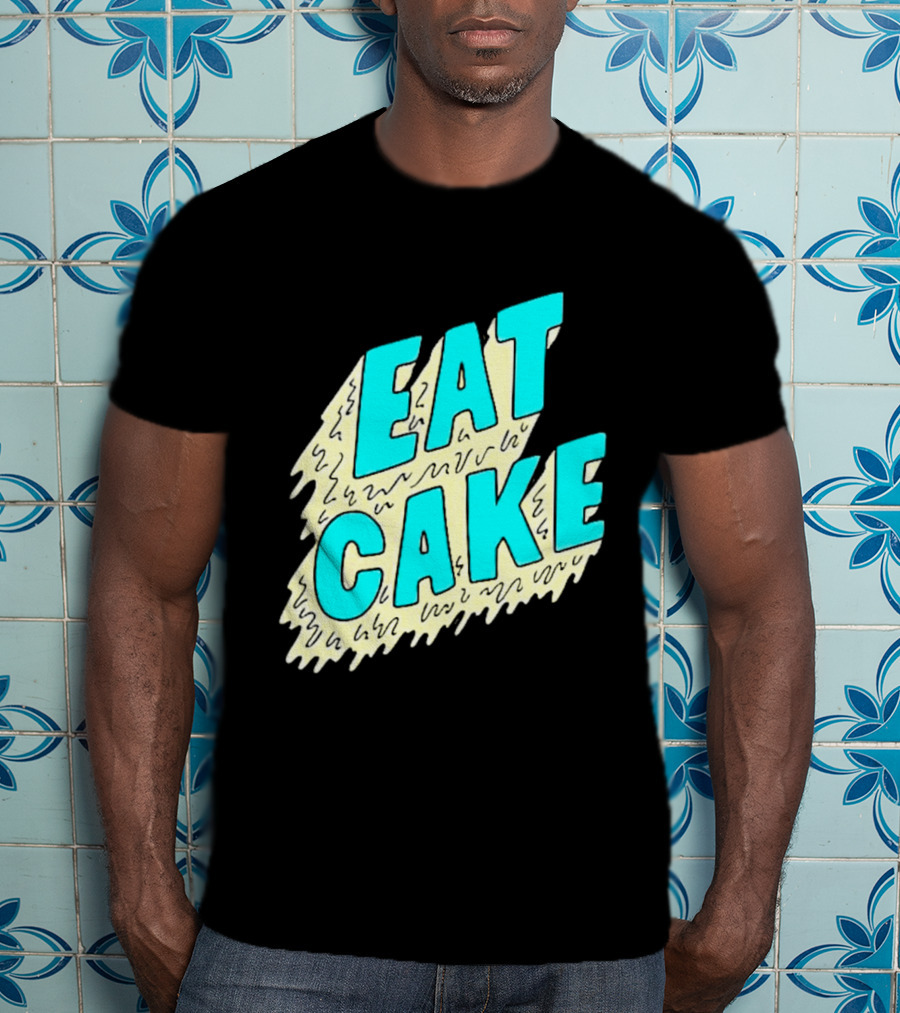 Eat Cake Retro T-Shirt