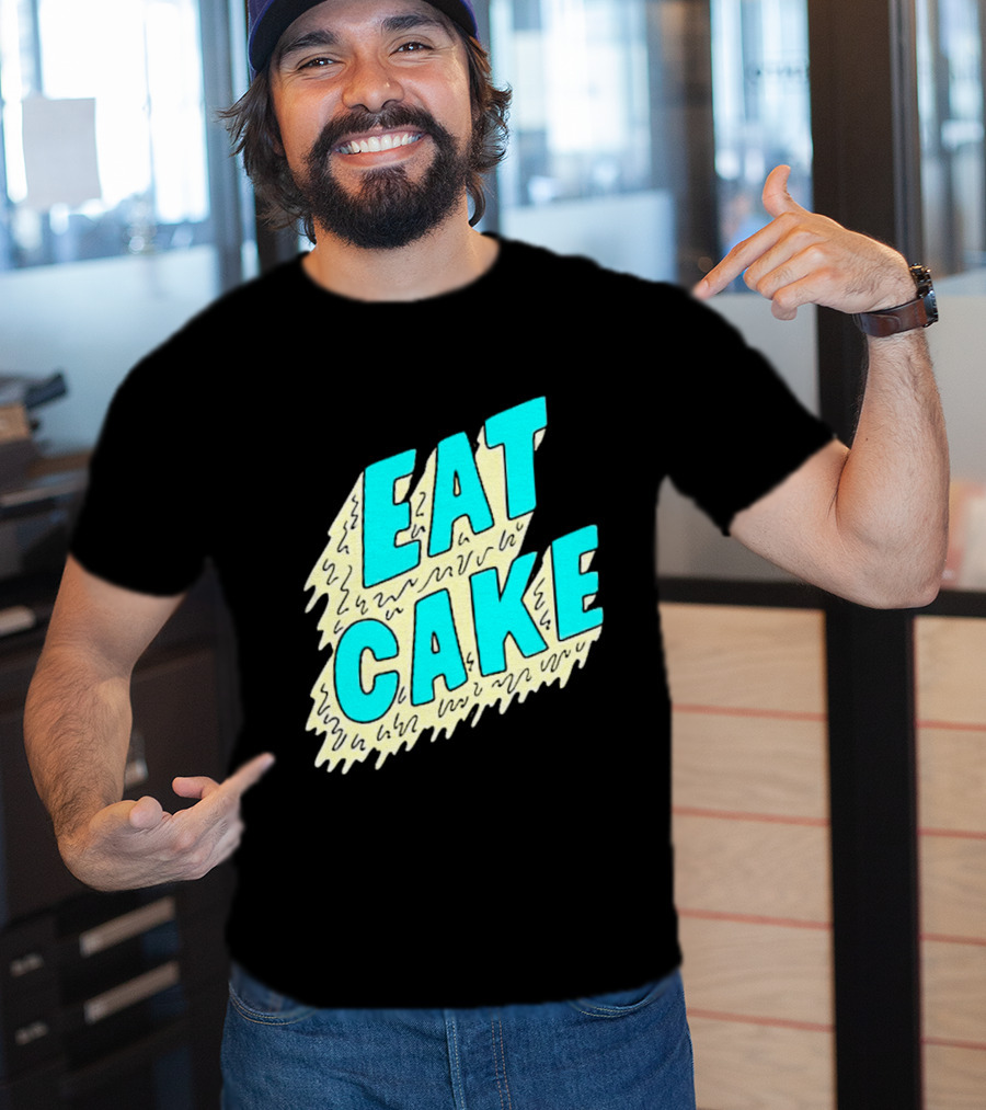 Eat Cake Retro T-Shirt