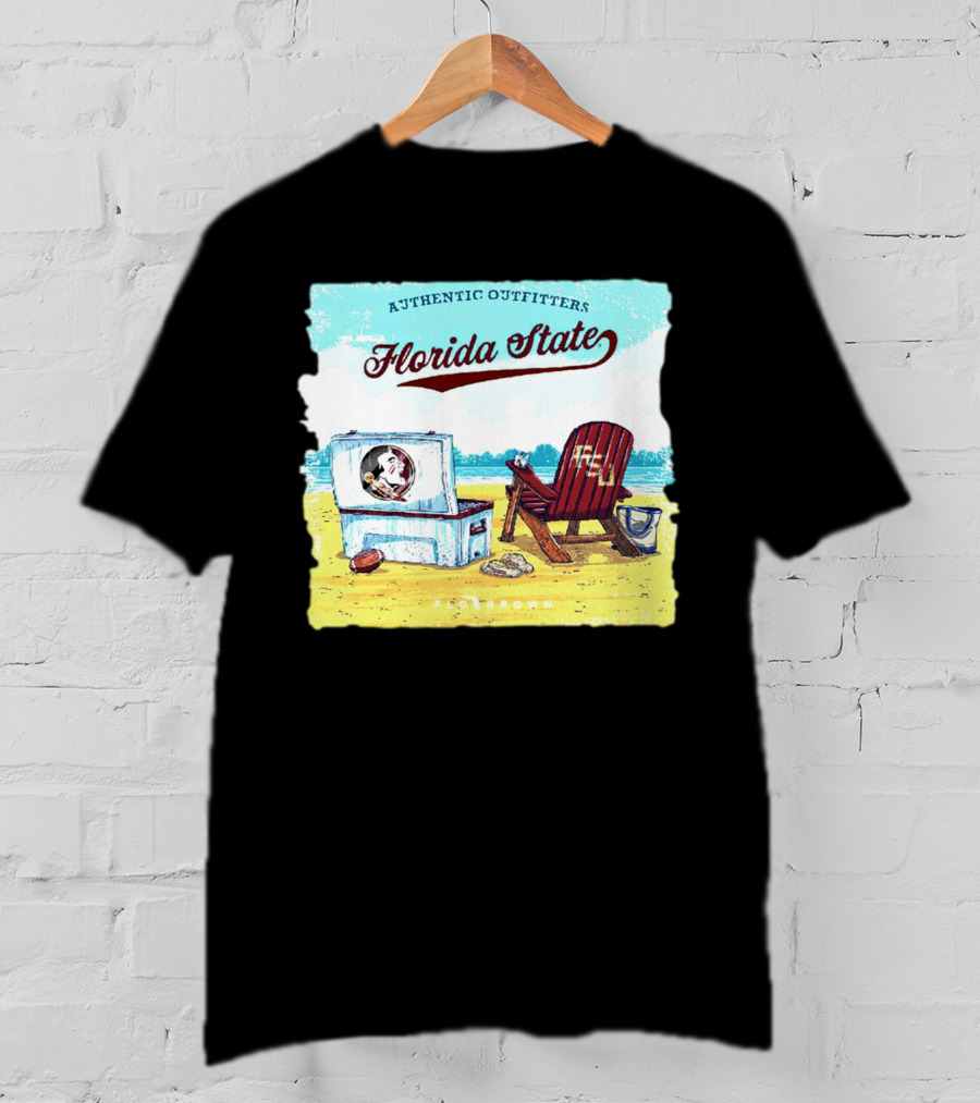 Florida State Seminoles Authentic Outfitters Lakeside Relaxation Scene T-Shirt