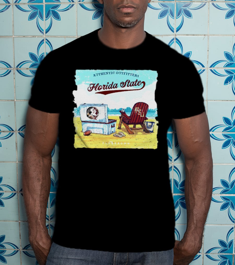 Florida State Seminoles Authentic Outfitters Lakeside Relaxation Scene T-Shirt