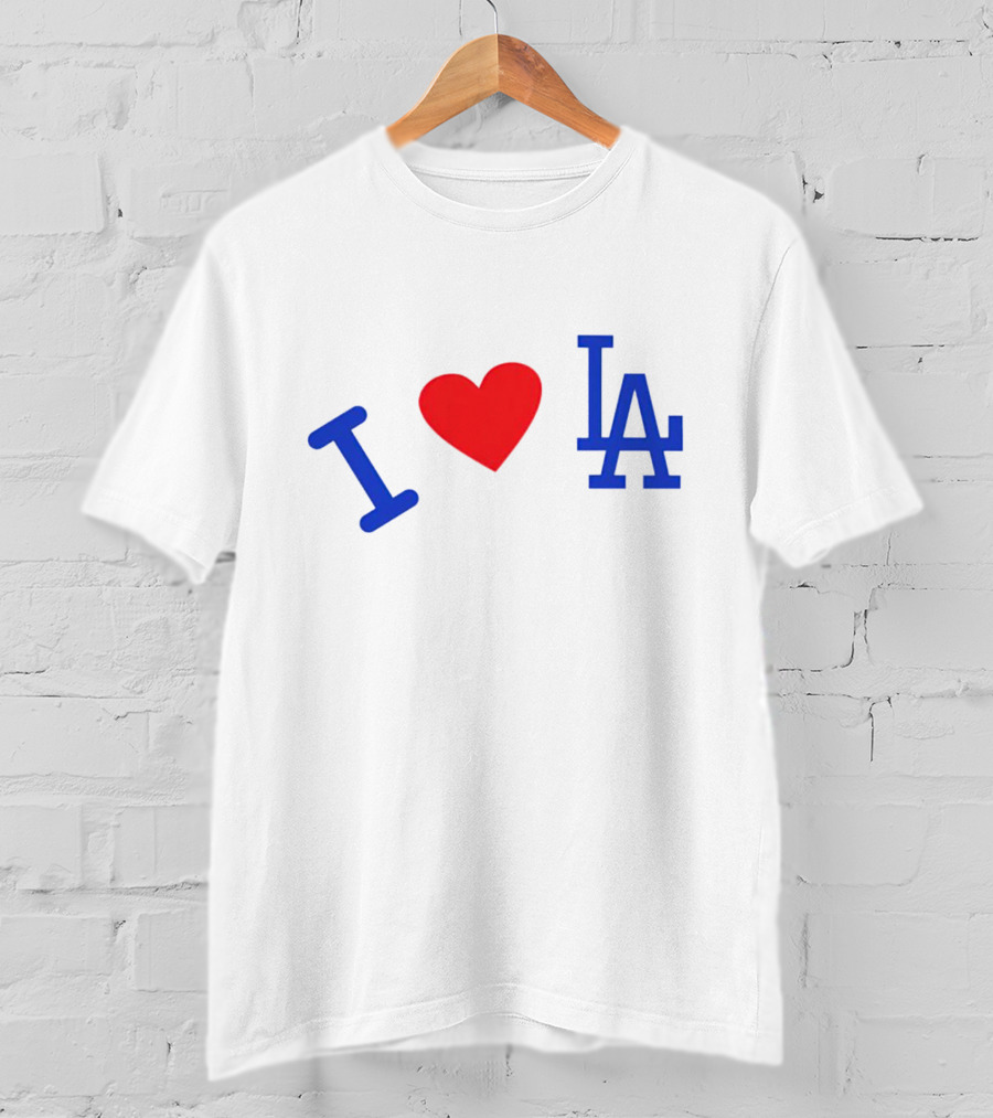 Madhappy I Love LA Los Angeles Dodgers T-Shirt