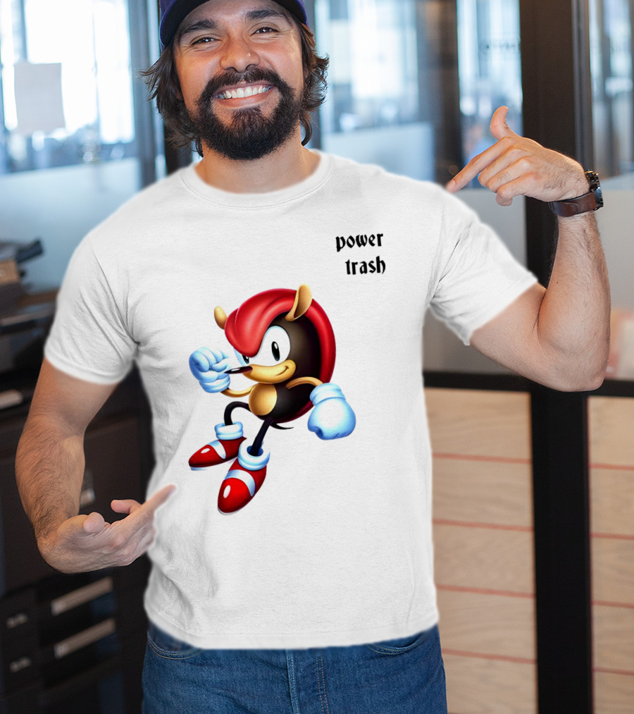 Mighty The Armadillo Power Trash Fist Ready T-Shirt
