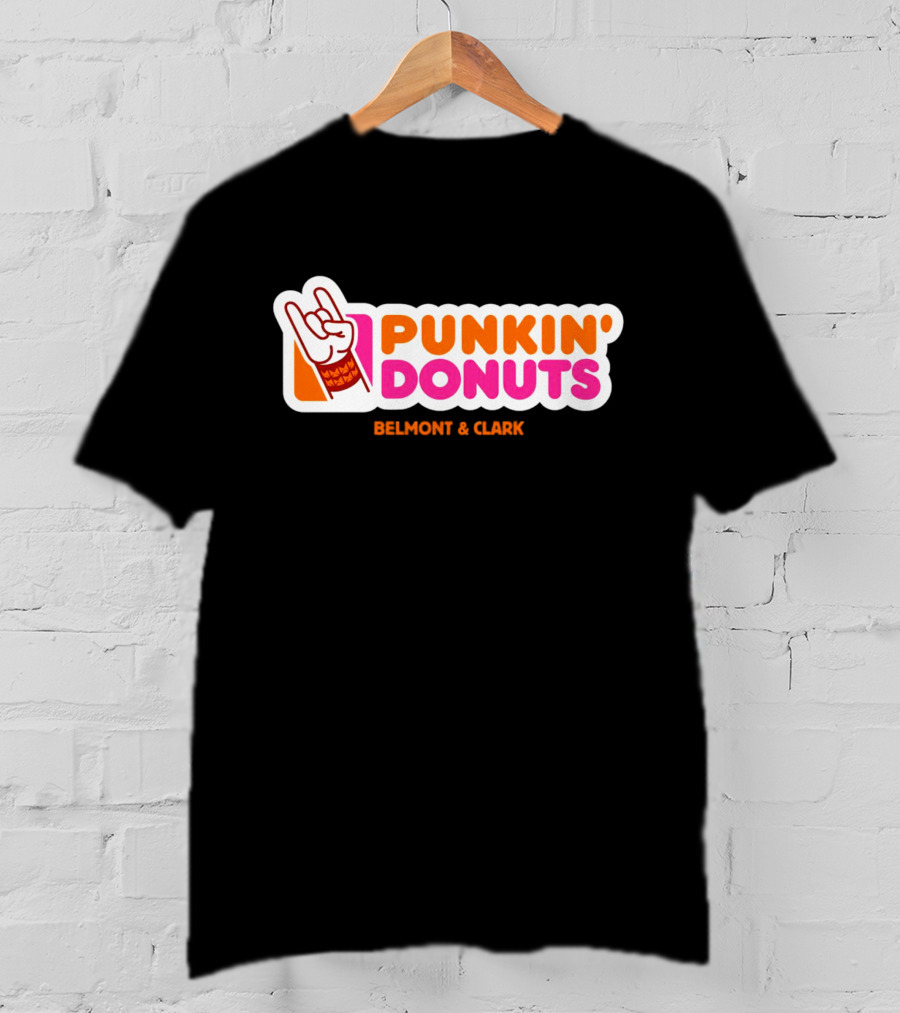 Punkin Donuts Belmont And Clark Rock Hand T-Shirt