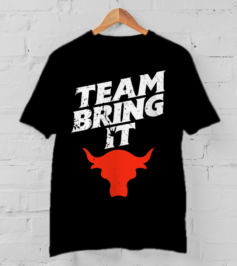 Team Bring It The Rock Bull T-Shirt